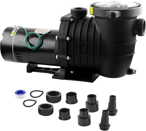 Miniatura 10 de Bomba de piscina sobre el suelo/enterrada, bomba de piscina de 2HP 6900 GPH autocebante potente para piscinas de 15,000-31,000 con cesta filtrante