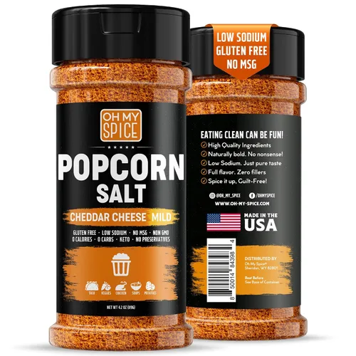 Miniatura 31 de Popcorn Seasoning Chocolate Powder Mix - Gluten Free & Low Sodium Cocoa Powder Blend Popcorn Flavoring Seasoning. Healthy Movie Night Theater Pop