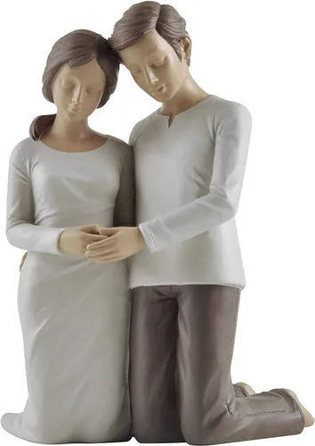 Miniatura 8 de Figura arrodillada de marido y esposa rezando, estatua de resina de 6.25 pulgadas, regalo religioso para parejas, decoración cristiana del hogar