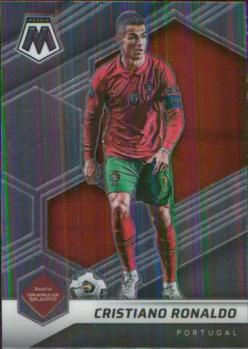 Panini Mosaic FIFA Road to World Cup #114 Cristiano Ronaldo Portugal Tarjeta de fútbol 2021-22