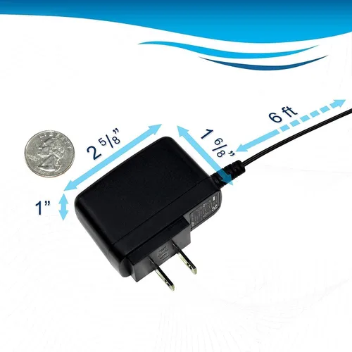 Miniatura 8 de HQRP Adaptador de corriente alterna compatible con Omron BP765 BP765CAN Serie 7; BP785BJ Serie 10 Monitor de presión arterial del brazo superior