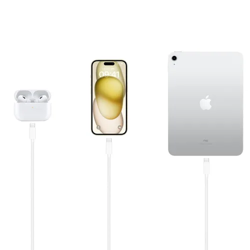 Miniatura 6 de Cable tejido USB A a USB C para iPhone 15/16/16E/17 para iPhone 17Air, 15 16 Pro Max, 15/16 Plus, iPad 10ª generación, iPad Pro 12.9/11, iPad Air