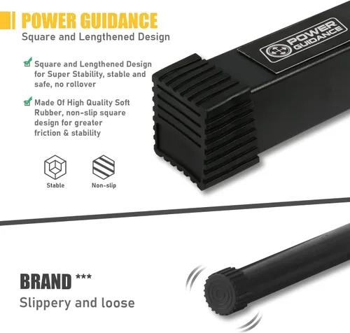 Miniatura 3 de POWER GUIDANCE Barra de Fondos, Estación de Barras de Fondos para Entrenamiento de Fuerza de Cuerpo Completo, Altura Ajustable 30 Pulgadas - 38.6