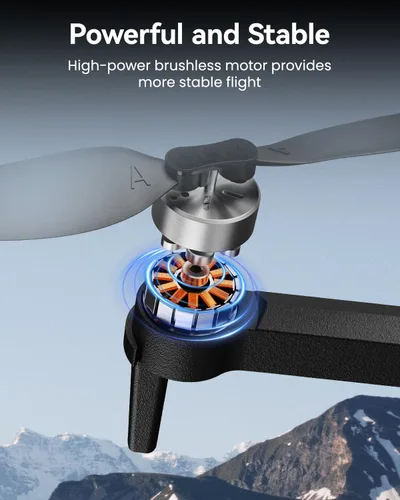 Miniatura 5 de SIMREX GPS Drone with 4K Camera for Adults , Brushless Motor Drones for Beginners ,5G WiFi FPV Foldable, Auto Return , Optical Flow & Altitude