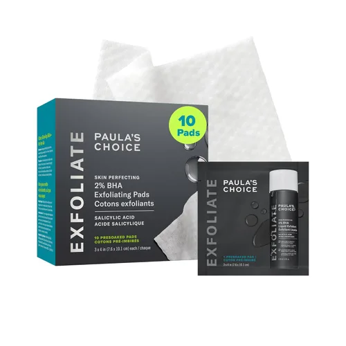 Miniatura 10 de Paula's Choice SKIN PERFECTING 2% BHA Salicylic Acid Exfoliating Pads - Facial Exfoliant Pads for Blackheads, Enlarged Pores, Wrinkles & Fine Lines