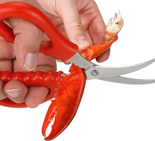 Miniatura 7 de Calary Tijeras de mariscos Tijeras de cangrejo Tijeras de mariscos Tijeras de mariscos Multifuncional para patas de cangrejo y herramientas