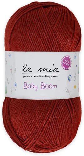 Miniatura 71 de 1 madeja La Mia Baby Boom, hilo acrílico 100% antipilling para tejer y ganchillo para tejer y ganchillo, 3.53 oz (3.5 onzas) / 820.2 ft