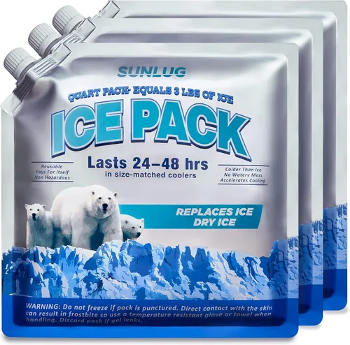Paquetes de hielo para enfriadores, paquetes de hielo reutilizables para enfriadores, paquetes de congelador de larga duración para bolsa de Paquete