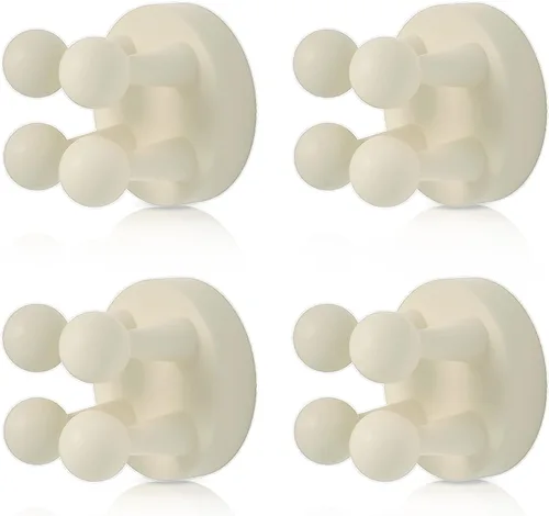 Miniatura 9 de 4 soportes de silicona para cepillos de dientes, gancho multifunción, impermeable, autoadhesivo, para cepillo de dientes, soporte para enchufe
