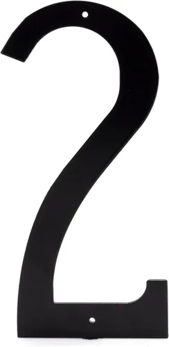 Montague Metal Products números estándar para casas, Negro