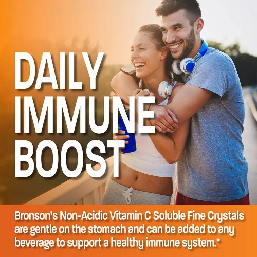 Miniatura 4 de Bronson Labs cristales de vitamina C, 1000 mg (ascorbato de sodio no acídico), 1