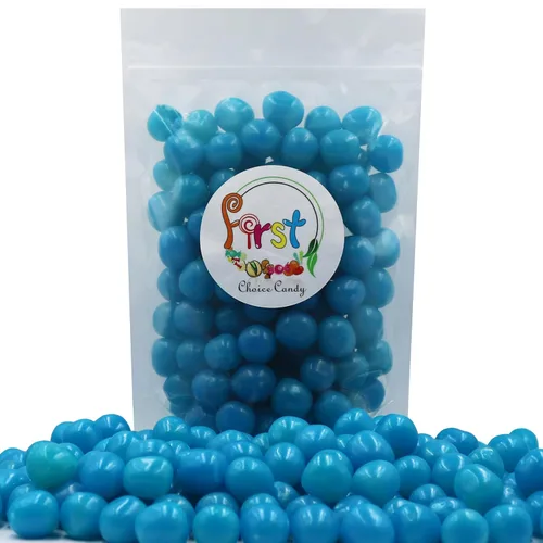 Miniatura 2 de Bolas de caramelo masticable con sabor a fruta ácida (frambuesa azul, 1 libra)
