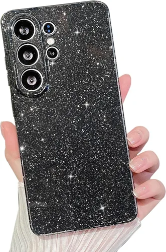 Miniatura 122 de MINSCOSE Compatible con Samsung Galaxy S22 Plus Case, Bonito Color Neón Brillante, con Purpurina Brillante Delgada Resistente a Golpes de Silicona