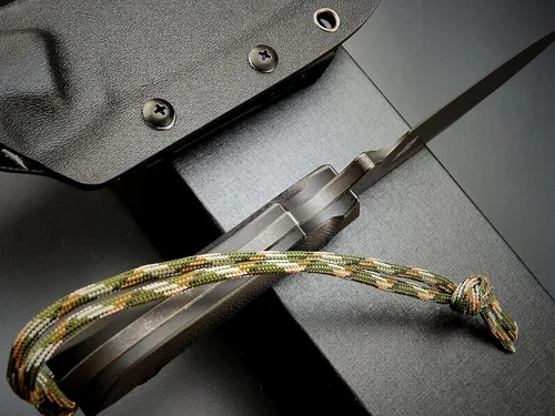 Miniatura 7 de Eafengrow EF130 Cuchillo de hoja fija, hoja de acero DC53, mango G10/Micarta de espiga completa, cuchillos EDC de hoja fija rectos para trabajo