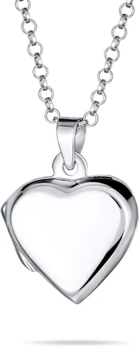 Personalizado grabado delicado simple simple tradicional recuerdo plano en forma de corazón foto medallón para mujeres adolescentes sostiene fotos