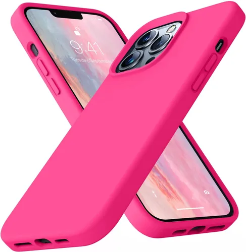 Miniatura 57 de Funda compatible con iPhone 13 de 6.1 pulgadas, de silicona líquida premium [forro de microfibra suave antiarañazos], goma de gel, protección Uva