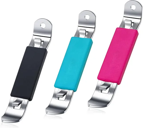 Miniatura 9 de 3 Piezas Abrebotellas Magnéticos Abridor de Latas Abridor de Cerveza Clásico Acero Inoxidable Abrebotellas Pequeño Perforador de Latas con Imán