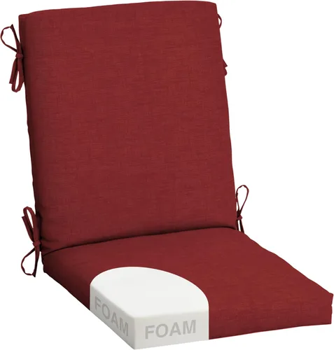 Miniatura 65 de Arden Foam - Cojines de espuma para sillas de patio y comedor, 20 x 44 pulgadas, espuma de alta densidad de alta densidad, nunca se aplana