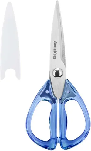 Miniatura 11 de Tijeras de cocina y tijeras afiladas, tijeras de cocina de 8.0 pulgadas, tijeras de cocina para carne y aves, aptas para lavavajillas, tijeras