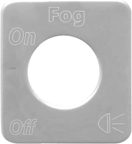 Miniatura 6 de GG Grand General Placa de interruptor de luces de baliza de acero inoxidable 68602 para Kenworth
