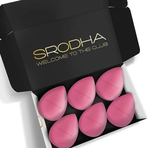 Miniatura 2 de Juego de esponjas de maquillaje de belleza, paquete de 6 piezas, juegos de esponjas líquidas para mezclar la tez facial, base, corrector, productos