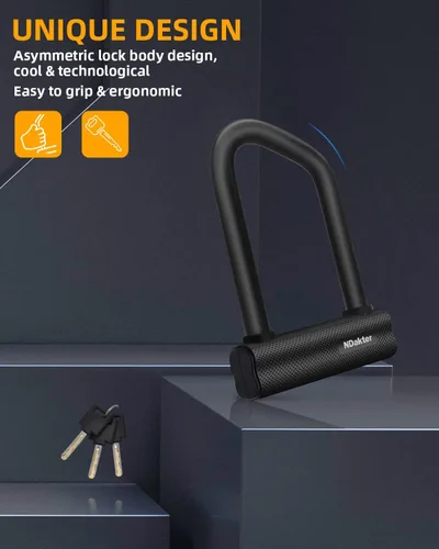 Miniatura 5 de NDakter Cerraduras de cadena para motocicleta, antirrobo resistente, grillete de 0.71 pulgadas, cadena de seguridad de 4 pies x 0.394 in de grosor