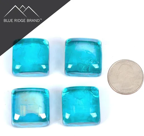 Miniatura 4 de Cubos de vidrio para hoguera de 1 pulgada, vidrio templado cuadrado de primera calidad para fogatas y mesas de fuego al aire libre, vidrio