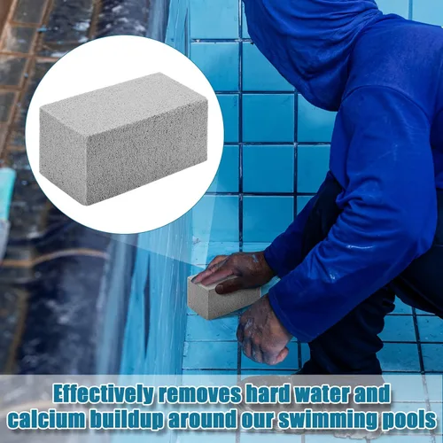 Miniatura 5 de Yinder 4 piezas de baldosas de piedra pómez para eliminar la limpieza de azulejos de piscina de 3.94 x 2.76 x 1.57 pulgadas, azulejos de piedra