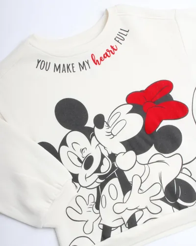 Miniatura 4 de Disney Conjunto de pantalones deportivos de forro polar Minnie Mouse para niña, sudadera y pantalones deportivos de forro polar Minnie Mouse (2T-6X)