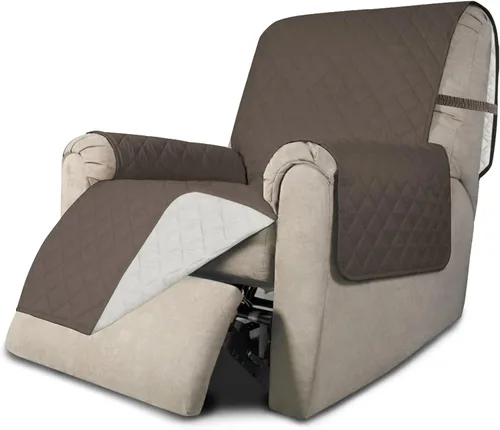 Miniatura 316 de Easy-Going - Funda para sofá, futón y sillón sin reposabrazos, reversible, resistente al agua, para mascotas y niños (azul oscuro/azul claro)