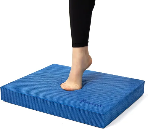 Miniatura 10 de StrongTek Almohadilla de equilibrio de espuma extra ancha para terapia física, 19 x 15.8 x 2.4 pulgadas, almohadilla de espuma TPE de alta densidad