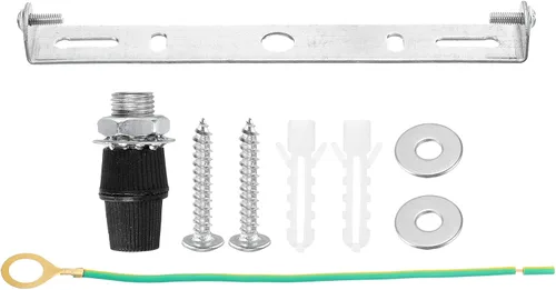 Miniatura 11 de MECCANIXITY Placa de luz de techo 3.150x0.709x0.630 in Soporte de montaje para lámpara de oficina en casa, 1 juego