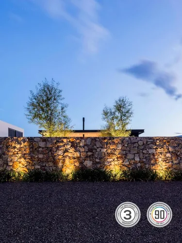Miniatura 4 de LEONLITE Luces LED de pozo de 3 W 3000 K para paisaje, 12-24 V CA/CC de bajo voltaje, CRI90 IP67 luces de pozo enterrado al aire libre, carcasa