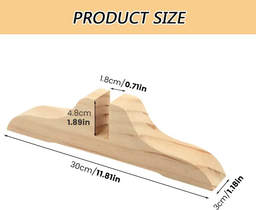 Miniatura 2 de CALIDAKA 4pcs plegable de madera divisor de habitación con tornillos, soporte de pantalla de privacidad pies partición para hotel oficina en casa