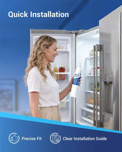 Miniatura 8 de AQUA CREST GSWF Filtro de agua para refrigerador, repuesto para GE® GSWF Smart Water 238C2334P001, Kenmore® 46-9914, 469914, 9914, 3 filtros