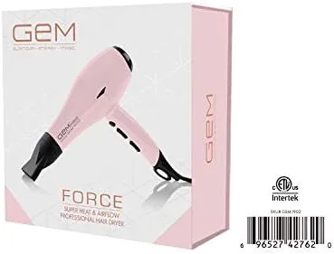 Miniatura 3 de Secador de pelo de ciencia de cerámica iónica intensa (rosa bebé)