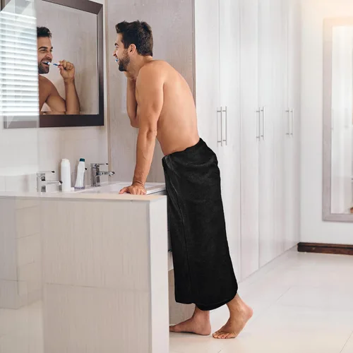 Miniatura 3 de Utopia Towels - Lujosa toalla de baño jumbo, 2 unidades - 600 g/m², 100% algodón hilado en anillo, toalla extragrande altamente absorbente y de Negro