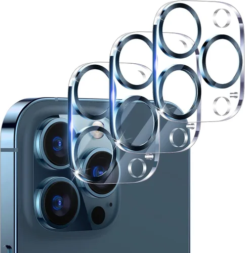 Miniatura 34 de UniqueMe para Paquete de 3 Protectores de Lente de Cámara para iPhone 15 Pro/iPhone 15 Pro Max, [Protección contra Caídas] [Compatible con Fundas]