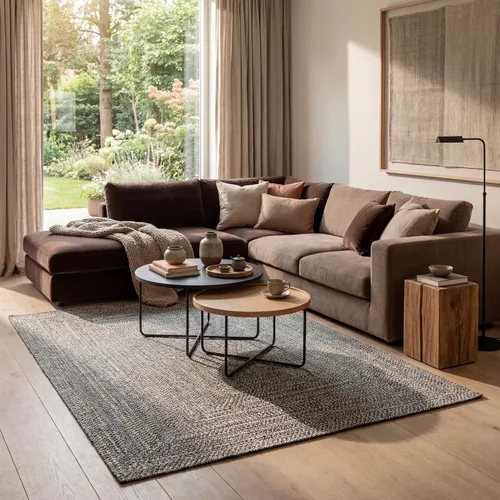 Miniatura 21 de nuLOOM Wynn Alfombra de Área Trenzada para Interiores/Exteriores, 3x5, Bronceado Wynn Tan