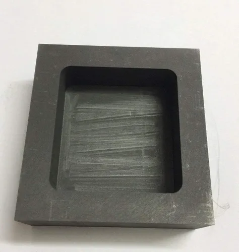 Molde de lingote de grafito de oro y plata para fundir refinación de fundición (17.64 oz)