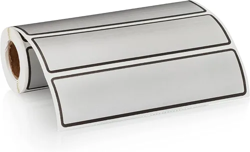Miniatura 16 de Carstens Etiquetas adhesivas adhesivas, 5 3/8 x 1 3/8 pulgadas, etiquetas para carpetas de anillos de 1.5 a 4 pulgadas, lavanda, rollo de 200