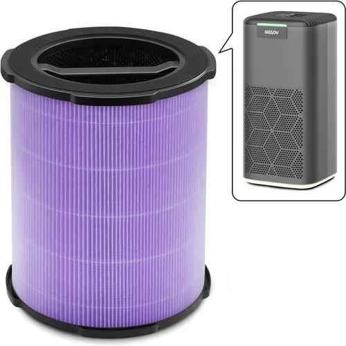Miniatura 7 de WELOV Filtro absorbente de toxinas P200S/P200 Pro, 3 en 1 H13 True HEPA y filtro de carbón activado de alta eficiencia para formaldehído, toxinas