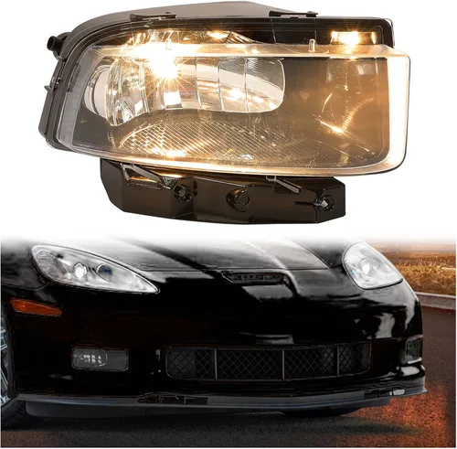 Miniatura 11 de HECASA Luz antiniebla compatible con Chevy Chevrolet Corvette C6 427 Limited Edition Z06 ZR1 Base Grand Sport 2005-2013 Reemplazo para 25942592