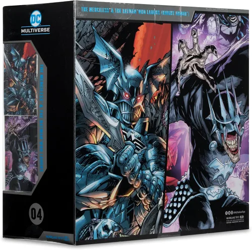 Miniatura 11 de McFarlane Toys - DC Multiverse Batman Who Laughs (Knight Armor) & The Merciless (Multiverso Oscuro) Figura de 7 pulgadas y Mega Figura McFarlane