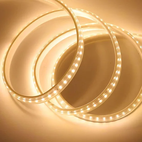 Miniatura 2 de SUYOOULIN Tira de luces LED, 59 pies/59.1 ft de alto voltaje AC110V-130V Waterpoof IP68 súper brillante 54000LM 2835 120 LEDs/m tiras de luz LED