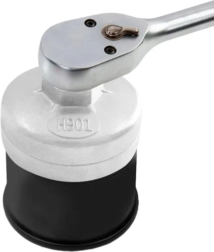 Miniatura 7 de Bonsicoky Llave de filtro de aceite de 65 mm con 14 estrías, herramienta de extracción de filtro de aceite de tipo tapa, llave de filtro de aceite