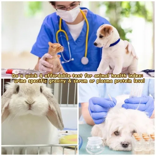 Miniatura 5 de Refractómetro clínico 3 en 1 para animales, mide el índice de salud del animal con la gravedad específica de la orina y la proteína del suero, ideal