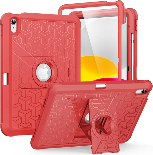 Miniatura 17 de MoKo Funda para iPad (A16) de 11ª/10ª generación 2025/2022, resistente a prueba de golpes, doble capa protectora de cuerpo completo, protector