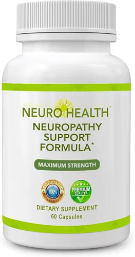 Neuro Health - Fórmula de apoyo nervioso: vitaminas naturales que incluyen B12 combinado con 600 mg de ácido alfa lipoico ALA, suplemento de apoyo a