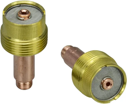 Miniatura 7 de RIVERWELD Cuerpo de pinza de lente de gas TIG de gran diámetro Jumbo 45V Series 45V116 1/16 "45V64 3/32" 995795 1/8" 45V63 5/32" Fit SR WP 17 18 26